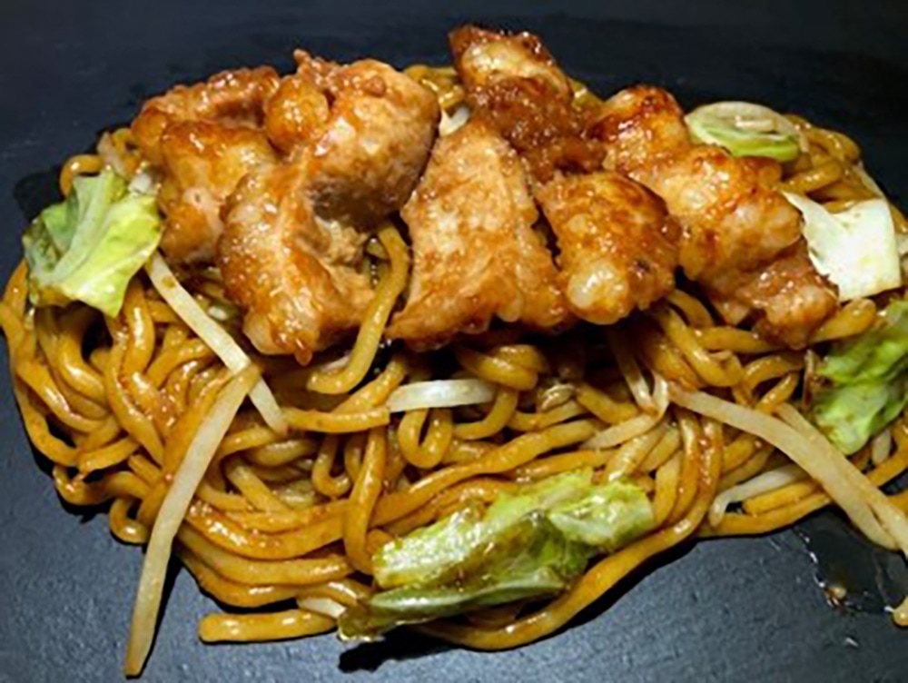 博多ホルモン焼きそば